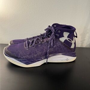 Under‎ Armour Men’s Curry 1 Dark Matter Purple Shoes Size 12.5